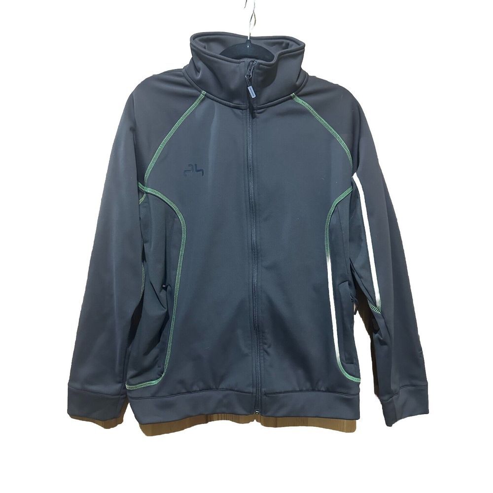 Powderhorn Men's Full Zip Brown Windstopper Jacket Size Medium EUC